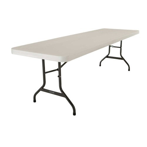 Lifetime 42984 Commercial Folding Table, 8 ft, Almond, 4-Pack