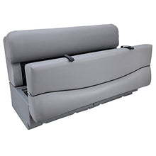 DeckMate 55'' Luxury Pontoon Boat Seat Charcoal & Gray