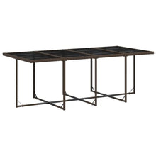 AMBERARD Patio Dining Set Set of 12 Brown Furniture Set