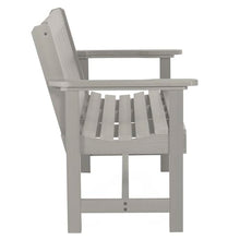 Sequoia Professional Commercial Grade Exeter Garden Bench, 4ft, Harbor Gray