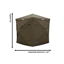 CAGE PERMANENT HUB BLIND R30 Hunting Blind Olive Tan