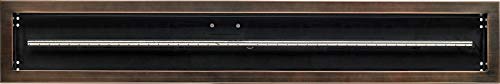 48"x 6" Linear Channel Oil Rubbed Bronze Drop-in Pan with Spark Ignition Kit - Natural Gas