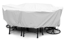 KoverRoos Weathermax 11462 Supersize High Back Dining Set Cover, 140 by 80 by 36-Inch, White
