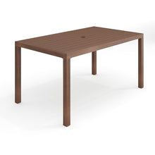 Martha Stewart Bedford 62" Indoor/Outdoor Patio Table, Brown