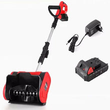 Cordless Snow Shovel, 20V 12-Inch Battery Powered Snow Thrower, Battery Snow Blower with Auxiliary Handle, with 4.0Ah Li-ion Battery & Charger,2battery