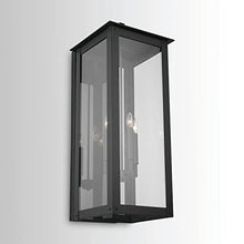 Capital Lighting Fixture Company Hunt Urban/Industrial Outdoor Wall Lantern 4-Light Clear Glass Black