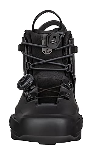 Radar Vapor Waterski Boot - Carbitex/Boa - Rear Alum. Plate - Right - 6-7 Black