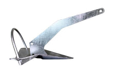 MarineNow Galvanized Shovel Scoop Style Anchor with Roll Bar Silver 55 kg