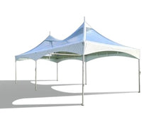 TentandTable 15' x 30' Premium High Peak Frame Party Tent, Clear Top