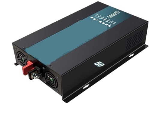 Pure Sine Wave Solar Inverter 5000Watt 12/24V DC to 120V AC Power Inverters Converters(12V)