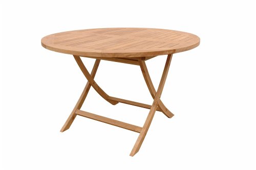 Anderson Teak TBF-047R Bahama Round Folding Table, 47"