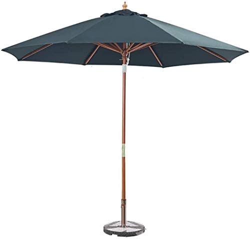 QZQHNYJ Outdoor Patio Offset Market Umbrellas Outdoor Garden Parasols Parasols Wooden Garden Patio Sun Shade Umbrella For Outdoor, Garden, Beach, Pool Sunscre