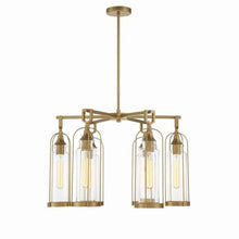 Eurofase Yasmin 6-Light Outdoor Pendant Vintage Style Aged Gold