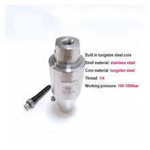 1000 Bar Ultra-high Pressure Hot and Cold Water Turbo Rotating Nozzle, for Rust Removal Surface Cleaning(1000bar 1.1mmOrifice)