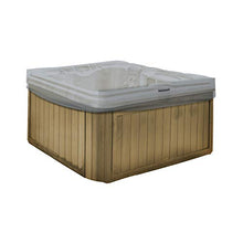 Hot Tub Cover/Spa Cover 18 Oz Waterproof - 100% Weather Resistant Outdoor Square Spa Cover with Elastic for Snug Fit (14" H x 96" W x 96" D, Grey)