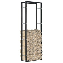 DJVHSRI Firewood Rack Steel Log Carrier, Heavy Duty Storage for Fireplace & Garden, Indoor/Outdoor Use,
