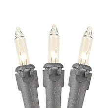 Novelty Lights 12-Pack 34 Feet 100 Clear Mini Christmas Lights, Brown Wire String, Traditional Vintage Brown Christmas Light, 4 Inch Spacing, Indoor/Outdoor UL Listed