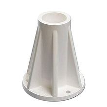 SAFTRON 3 Step High Impact Polymer Pool Ladder with Surface Mounting Base 2 Pack White