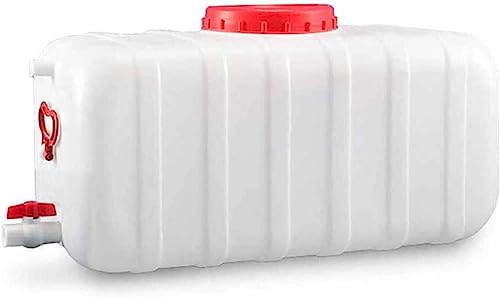DIROVO Portable Drinking Water Tank Bucket Hiking Camping Picnic Trip Barbecue Grill Thick Plastic Horizontal Water Storage Cont(150L)