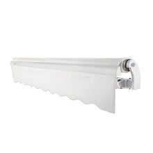 Awntech 24' Maui Left Motor (24' x 10') Retractable Patio Awning, White