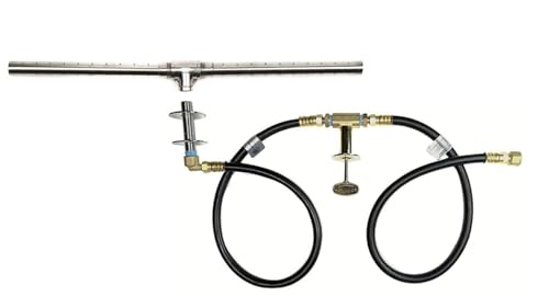 EasyFirePits Pre-Plumbed Natural Gas/Propane Fire Pit Kit & Lifetime Warranted 316 Stainless Steel Burner Choice (74.00, 74 Inch Trough Burner)
