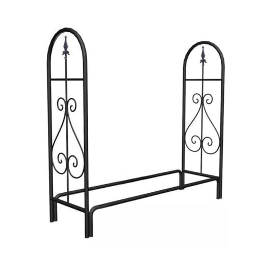 IEDFHJU Firewood Rack Wrought Iron Log Storage Rack Organizer