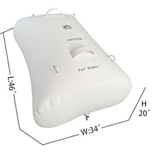 Luoweikadeng 100 Gallon Fuel Bladder Emergency Tank for Fishing, Boating, Yachting, and Marine Trips