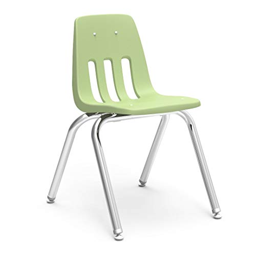 Virco 9000 Series 16" Classroom Chair Apple Green Nylon Base
