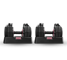 SOLE Fitness SW180 Adjustable Dumbbells Black/Red