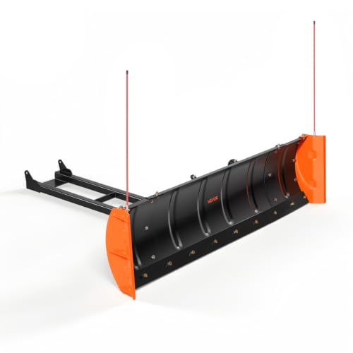 VEVOR Snow Plow Kit 43 in/60 in Width Adjustable Plow Attachment Side Wings