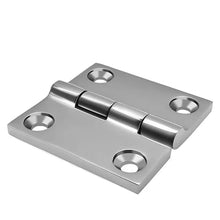 8 Pcs 316 Stainless Steel Hinge Boat Square Deck Cast Door Hinge Polished Hardware Boat Accessories 38mm/40mm/50mm(50x50mm x 8pcs)