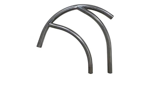 GLOBAL POOL PRODUCTS GPPMRGR30SS2 30 x 0.065 in. Modern Figure-4 Polished Handrail - Set of 2