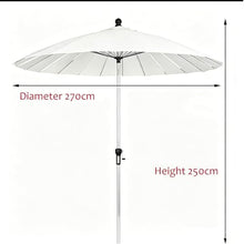 AY8ADYUI Table Market Umbrella,Outdoor Sunshade Umbrella,with Tilt & Crank，Durable, Lightweight, Simple Deluxe，For Beach Patio Garden Poolside Backyard(Dark green)