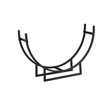 DJVHSRI Firewood Storage Rack Art Iron Art Simple Firewood Rack Half Round Flooring Firewood Storage Rack Firewood Shelf,