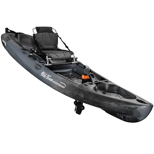 Old Town Sportsman Salty PDL 120 Pedal Fishing Kayak Steel Camo