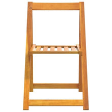 GHVBNMF Solid Acacia Wood Folding Garden Chairs, Set of 8