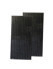 Nature Power 330 Watt Monocrystalline Solar Panel Kit Includes (2) 165 Watt Panels Black