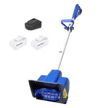 12Inch Snow Shovel, Cordless Electric Snow Shovel with 6in Depth, 26FT Throw Distance, Snow Blower Shovel for Patio Driveway Walkways, 9lbs,TwoBattery