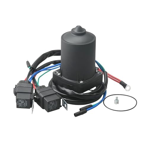 BrEqiN Engines 12V Tilt Trim Motor Replacement for Y Outboard F300 F350 FL350 LF300 LF350 Parts 6AW-43880-00-00 6AW-43880-01-00
