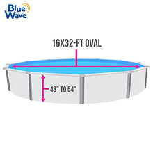 Blue Wave Heavy Gauge Canyon Overlap Pool Liner 16x32 Blue