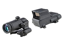 Meprolight MEPRO RDS PRO 2 MOA Red Dot Sight with MEPRO MX3F 3X Scope Black