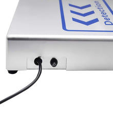 Xoiasth Desktop Needle Detector, Metal Detection Platform with Audible and Visual Alarms, 0-10 Level Sensitivity Adjustment, ABS Housing, 19.7 x 4 in Detection Area