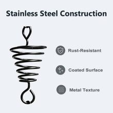 WAHHWF Spiral Rain Chain for Gutters, Stainless Steel Custom Length