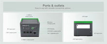 Schneider OffGrid 738Wh Portable Power Station, PPS730 Portable Solar Generator with Wireless Charging Pad, for Camping or Home