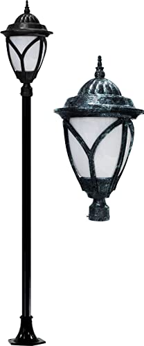 DABMAR LIGHTING GM7135-VG Cast Aluminum Acorn Post 70W High Pressure Sodium Verde Green