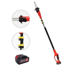 SGYYOFDP Garden Cordless High Branch Saw Lithium Battery Cordless Electric Telescope Long Pole Chainsaw with Extension Rod