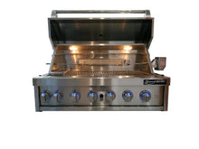 Barbeques Galore Grand Turbo 40-inch 6-Burner Built-in BBQ Gas Grill - Natural Gas