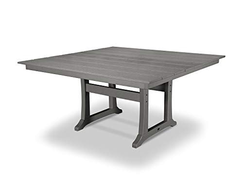 POLYWOOD® Dining Table, Slate Grey