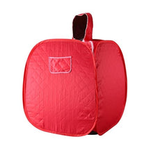POGHDBXA Sauna Accessories, Portable Folding Steam Sauna Bag SPA Room Tent Box Without Steamer for One Person Weight Loss Full Body Slimming(Red)