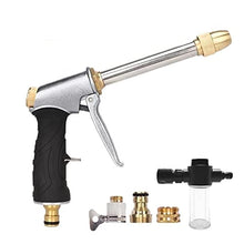 Garden Hose Nozzle Garden Water Spray Lawn Sprinkler Watering Water Gun Ajustable Hose Nozzles High Pressure Washer Cleaning Tools (Color : Water Gun kit)